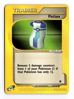 Potion 156/165 Expedition Common Pokemon Light Play+ - Image 1