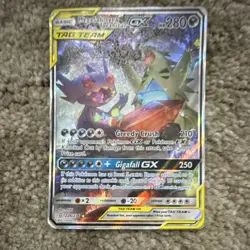 Pokemon Mega Sableye & Tyranitar GX TAG TEAM Ultra Rare Holo 226/236 HP280 - Image 1