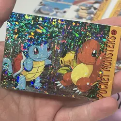Pokemon Pocket Monsters Vending Prism Holo Foil Rare LOT Pikachu MEW Moltres - Image 3