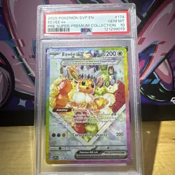 PSA 10 Eevee ex 174 Sv: Scarlet & Violet Prismatic Evolutions SPC Promo Card - Image 1