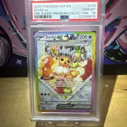 PSA 10 Eevee ex 174 Sv: Scarlet & Violet Prismatic Evolutions SPC Promo Card - Image 2
