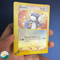 2002 Pokemon Expedition Base Set | Dratini | Reverse Holo | #107/165 - Image 3