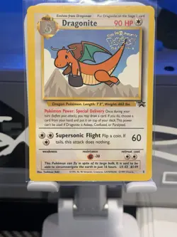 1995 Dragonite #5 Pokemon The First Movie Promo Card - Image 1