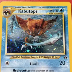 Pokemon TCG Kabutops Neo Discovery Holo Rare Card 6/75 (LP) - Image 2