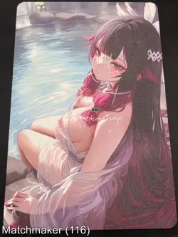 Matchmaker Spicy Waifu NSFW A5 Size Card Board Columbina Genshin Impact Spring - Image 1