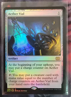 Aether Vial FOIL 298 Double Masters 2022 2X2 MINT MTG - Image 1