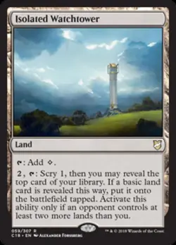 Isolated Watchtower - Medium Play MTG Commander 2018 - Image 1