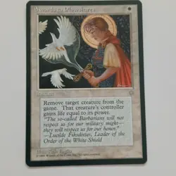 MTG Swords to Plowshares Ice Age X4 Full Playset Very LP/NM Condition - Image 3