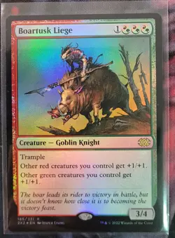 Boartusk Liege FOIL 186 Double Masters 2022 2X2 MINT MTG - Image 1