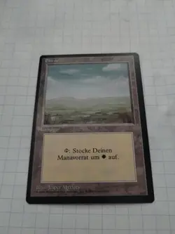 MTG Plains (Ebene) Miscut German FBB Regular Land - Uncirculated - Image 2
