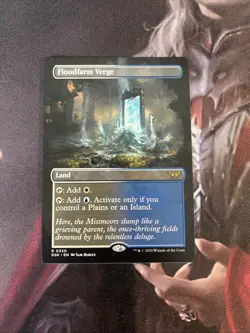 MtG Floodfarm Verge - NM Borderless - Duskmourn - Image 1