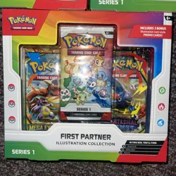 Pokemon TCG First Partner Illustration Collection Series 1 - LOT of (3) - NEW - Image 2