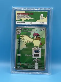 ACE 9 Pidgeotto 208/197 IR 2023 Obsidian Flames Pokemon TCG (NOT PSA) - Image 1