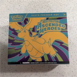 Pokemon Mega Evolution Ascended Heroes Elite Trainer Box Dragonite Zekrom - Image 1