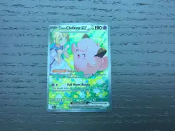 Pokemon Lillie’s Clefairy EX SIR 184/159 Journey Together - Image 1