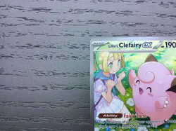 Pokemon Lillie’s Clefairy EX SIR 184/159 Journey Together - Image 2