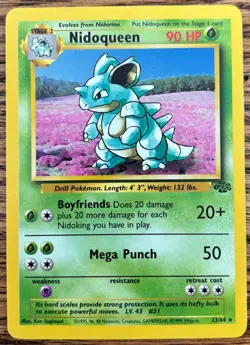 Nidoqueen 23/64 Pokemon Jungle Regular Rare - Image 1