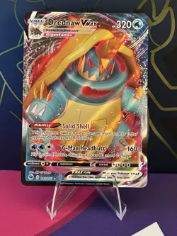Pokemon Drednaw VMAX 15/73 Champions Path Ultra Rare Full Art Holo - Image 1