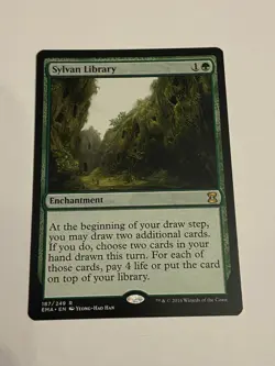 Magic the Gathering : ETERNAL MASTERS Sylvan Library NM MTG - Image 1