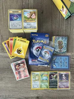 Pokemon Karten Sammlung mit Holos + Vintage 1999 Base Set 1.Edition / Bulk - Image 2