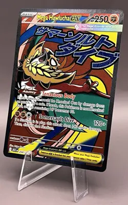 268/217 Mega Hawlucha ex - Ascended Heroes - Mega Attack Rare NM Pokemon - Image 1