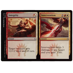 x4 Integrity / Intervention CLU MTG M/NM Playset Uncommon Multi-color Instant - Image 1