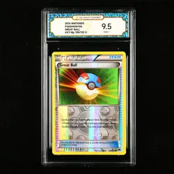 TQG 9.5 MINT+ 2016 Pokemon ENG Great Ball 100/122 U - Image 1