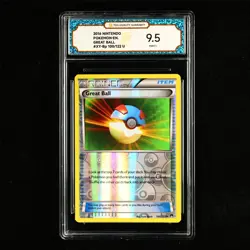 TQG 9.5 MINT+ 2016 Pokemon ENG Great Ball 100/122 U - Image 2