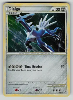 Dialga 3/95 Call of Legends Pokemon Holo NM -swirl - Image 1