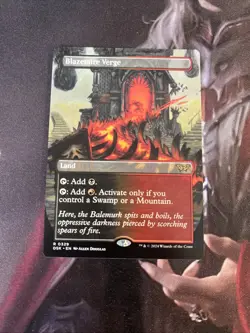MtG Blazemire Verge - NM Borderless - Duskmourn - Image 1