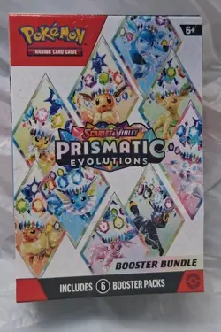 Scarlet & Violet Prismatic Evolutions Booster Bundle Pokemon TCG Factory Sealed - Image 1