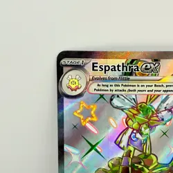 Pokemon Espathra ex 214/091 Paldean Fates Special Illustration Rare SIR Holo - Image 4
