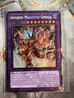 Invoked Magistus Omega - BPRO-EN100 - Starlight Rare YuGiOh - Image 1