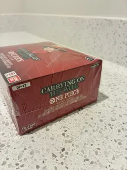 One Piece OP-13 TCG Carrying On His Will Booster Box SEALED New - Image 3
