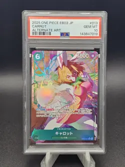 2025 One Piece JP EB03 Carrot Alternate Art PSA 10 - Image 1
