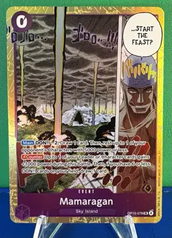 Mamaragan (OP15-078) SR - One Piece Adventure on Kami’s Island - Near Mint - Image 1