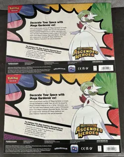 Pokemon TCG Ascended Heroes Premium Poster Collection X2 Mega Gardevoir Sealed - Image 2