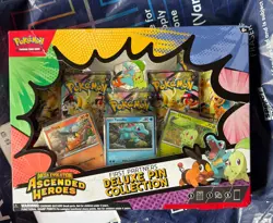 Pokemon TCG Ascended Heroes First Partners Deluxe Pin Collection New Sealed - Image 1