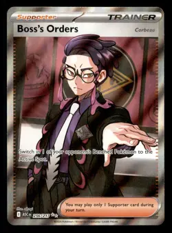 Boss's Orders [Corbeau] Ultra Rare Holofoil ME: Ascended Heroes 256/217 NM - Image 1
