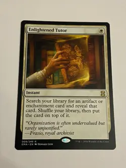 Magic the Gathering : ETERNAL MASTERS Enlightened Tutor NM MTG - Image 1