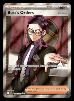 Boss's Orders [Corbeau] Ultra Rare Holofoil ME: Ascended Heroes 256/217 NM - Image 1