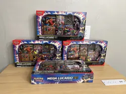 Pokemon TCG: Mega Lucario ex Premium Figure Collection Factory Sealed Box - Image 1