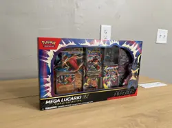 Pokemon TCG: Mega Lucario ex Premium Figure Collection Factory Sealed Box - Image 4
