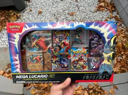 Pokemon TCG Mega Lucario ex Premium Figure Collection Box Factory Sealed - Image 1