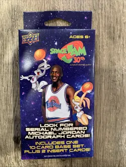 Brand New Upper Deck 2026 Space Jam 30th Anniversary 12 Card Hanger Box MJ - Image 1