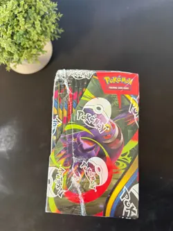 Pokemon TCG Phantasmal Flames Booster Box Factory Sealed ME02 Sticker on the box - Image 3