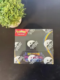 Pokemon TCG Phantasmal Flames Booster Box Factory Sealed ME02 Small Tear - Image 1