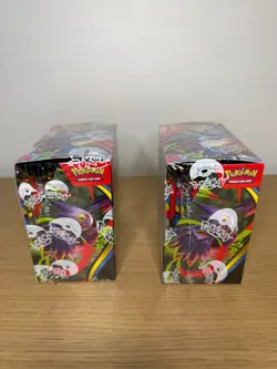 Pokemon TCG Mega Evolution Phantasmal Flames Booster Box x2 New & Factory Sealed - Image 2