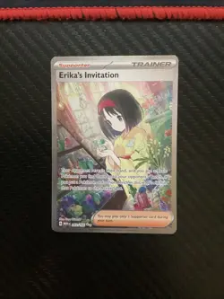 Erika’s Invitation 203/165 SAR Trainer S&V 151 English Pokemon Card - Near Mint - Image 1