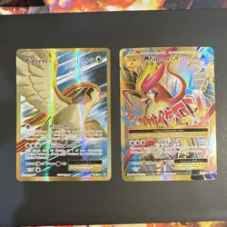 Pokemon TCG XY Evolutions Pidgeot EX & Mega Pidgeot EX Holo 2 Card Lot LP - Image 1